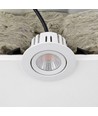 7W RA96 CCT + DimToWarm infälld spotlight för isolering - dimbar, Hål: Ø6,8 cm, Mått: Ø9,3 cm