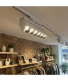 36W 3-fas RA92 LED-skena - 23,5 cm, vit, justerbar
