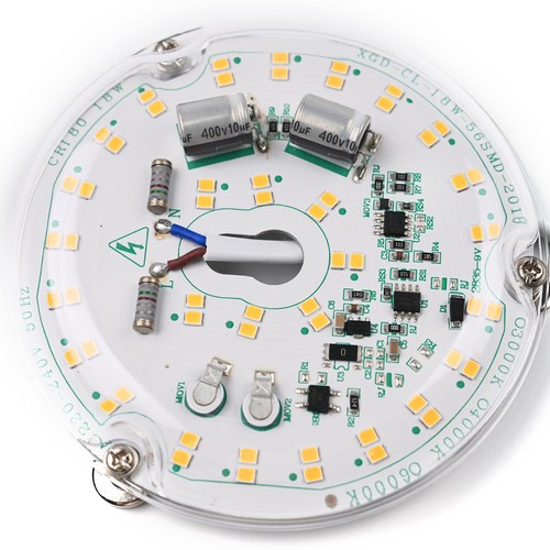 10,1cm / 18W Dimbar LED-insats m/linser - Flicker free, ersätter G24, cirkelrör och kompaktrör