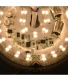 13cm / 18W dimbar LED-insats med linser - Flimmerfri, ersätter G24, cirkelrör och kompaktrör