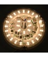 10,1cm / 18W Dimbar LED-insats m/linser - Flicker free, ersätter G24, cirkelrör och kompaktrör