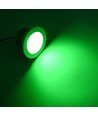 13W Ø11,4cm infälld spotlight RGB+CCT RA93 - 24V DC, Hål: Ø9,5 cm, Mått: Ø11,4 cm, Vit kant