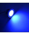 6W Ø9cm infälld spotlight dimbar RA90 - 12-24V, hål: Ø7,5 cm, mått: Ø9 cm, vit kant