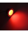 6W Ø9cm infälld spotlight dimbar RA90 - 12-24V, hål: Ø7,5 cm, mått: Ø9 cm, vit kant