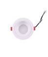 13W Ø11,4cm infälld spotlight RGB+CCT RA93 - 24V DC, Hål: Ø9,5 cm, Mått: Ø11,4 cm, Vit kant