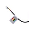 13W Ø11,4cm infälld spotlight RGB+CCT RA93 - 24V DC, Hål: Ø9,5 cm, Mått: Ø11,4 cm, Vit kant
