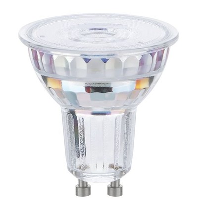 GU10 6W dimbar LED-lampa - 600lm, 2700K, 36 grader, glas