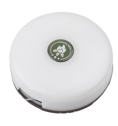 Campinglampa m. 10 meter ljusslinga - uppladdningsbar, IP64, vit