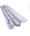 IP65 T8 LED armatur - Till 2x 120cm LED rör, IP65 vattentät, Trådbunden