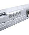 IP65 T8 LED armatur - Till 2x 120cm LED rör, IP65 vattentät, Trådbunden