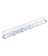 150cm Industriarmatur - För 2x 150cm T8 LED-rör, IP65 vattentät, överkopplingsbar