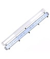120cm Industriarmatur - För 2x 120cm T8 LED-rör, IP65 vattentät, genomkopplad