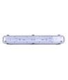 IP65 T8 LED armatur - Till 2x 120cm LED rör, IP65 vattentät, Trådbunden