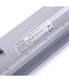 IP65 T8 LED armatur - Till 2x 120cm LED rör, IP65 vattentät, Trådbunden