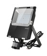 Outlet: 50W strålkastare med sensor - IP65, svart, arbetslampa, PIR-sensor
