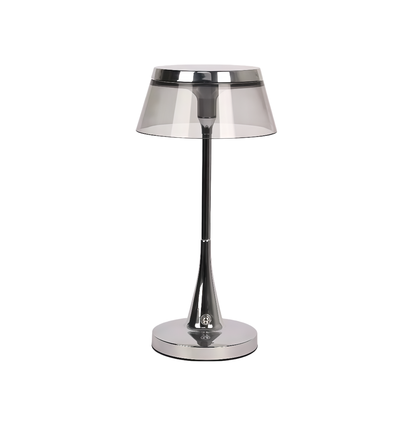 Laddningsbar LED-bordslampa - Silver, touch dimbar, CCT, IP54