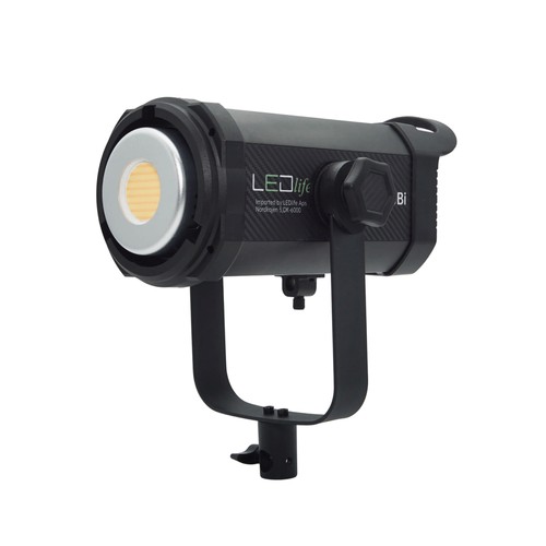 300W Strålkastare för foto/video - Flimmerfri RA97, justerbar färg/ljusstyrka, display, fjärrkontroll, 5m kabel