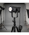 300W Strålkastare för foto och video - Flimmerfri, justerbar färg/ljusstyrka, Display, inkl. fjärrkontroll, 5m kabel