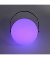 Laddningsbar RGB LED bordslampa - Vit, inkl. fjärrkontroll, IP54 utomhus