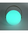 Uppladdningsbar RGBW LED bord-/nattlampa - Vit, touch dimbar, IP20 inomhus
