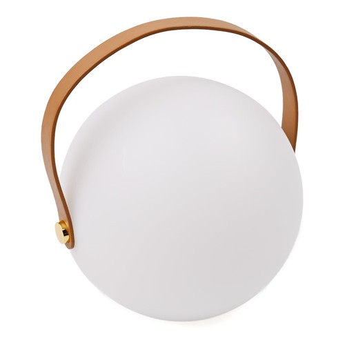 Laddningsbar RGB LED bordslampa - Vit, inkl. fjärrkontroll, IP54 utomhus