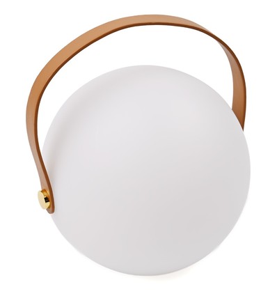Laddningsbar RGB LED bordslampa - Vit, inkl. fjärrkontroll, IP54 utomhus