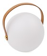 Laddningsbar RGB LED bordslampa - Vit, inkl. fjärrkontroll, IP54 utomhus