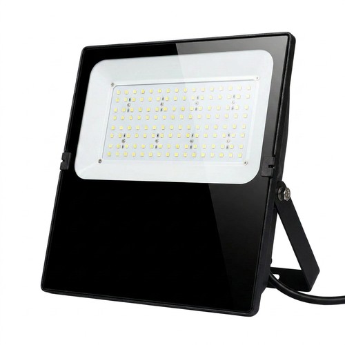 Outlet: 100W LED strålkastare - IP66, svart, 4000K