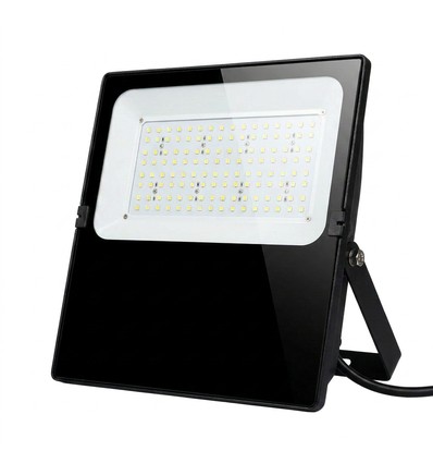 Outlet: 100W LED strålkastare - IP66, svart, 4000K