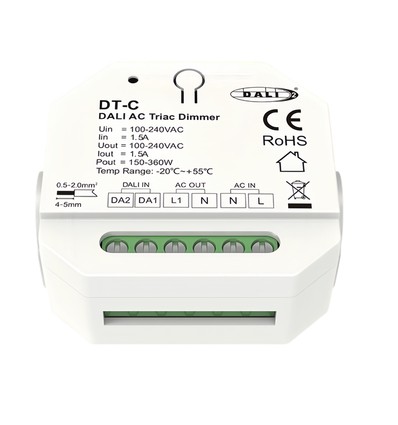 LEDlife rWave inbyggningsdimmer - RF, push-dim, 200W LED dimmer, till inbyggning