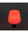Laddningsbar RGB LED flasklampa - Vit, inkl. fjärrkontroll, IP54 utomhus