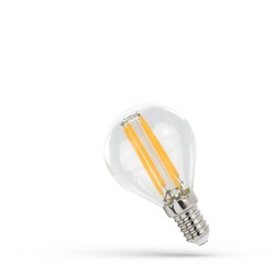 E14 LED Spectrum 4W LED lampa - G45, filament, E14