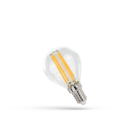 Spectrum 4W LED lampa - G45, filament, E14