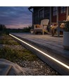 10m RGB+WW Neon Flex LED-strip - 24V, 16W/m, IP65, 3000K varmvit