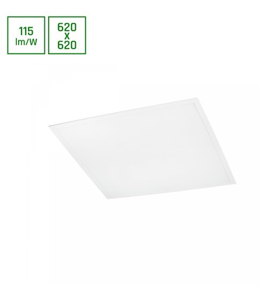 62x62 ALGINE LED-panel, 40W - 120°, vit ram, kallvit, bakbelyst