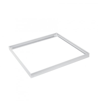 62,5x62,5 LED-panelram - Vit, för direktmontering, 65mm hög