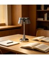 Laddningsbar LED-bordslampa - Silver, touch dimbar, CCT, IP54