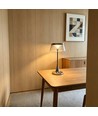 Laddningsbar LED-bordslampa - Silver, touch dimbar, CCT, IP54