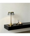 Laddningsbar LED-bordslampa - Guld, touch-dimbar, CCT, IP54