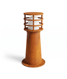 Corten 11W trädgårdslampa - 40 cm, IP65 utomhus, inkl. ljuskälla