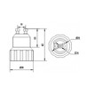 GU10 till E14 adapter
