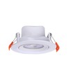 10x 7W Ø8,8cm LED downlight för inbyggnad - Hål: Ø6,8 cm, Mått: Ø8,8 cm, CCT - 3 ljusfärger