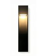 Svart trädgårdslampa - 10W, 60 cm, IP65 utomhus, inkl. ljuskälla