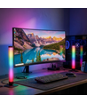 2-pack ambient gamer bordslampor - RGB löpande ljus, 360° effekt, 33 cm