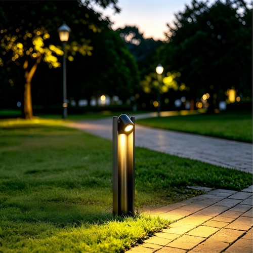 V-Tac Grå trädgårdslampa, rostfri - 110 cm, IP44 utomhus, E27 sockel, utan ljuskälla