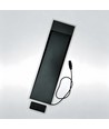 V-Tac Grå trädgårdslampa, rostfri - 110 cm, IP44 utomhus, E27 sockel, utan ljuskälla