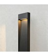 V-Tac Grå trädgårdslampa, rostfri - 110 cm, IP44 utomhus, E27 sockel, utan ljuskälla