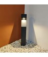 V-Tac Grå trädgårdslampa, rostfri - 110 cm, IP44 utomhus, E27 sockel, utan ljuskälla