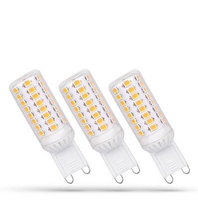 3-pak 4W LED lampa - 230V, G9, dæmpbar