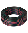 100m RGB-kabel - 4x0,35mm², 12V-24V, för LED-strip